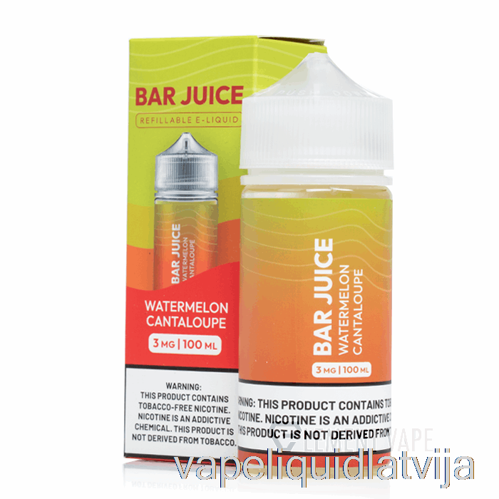 Arbūzu Cantaloupe - Batoniņu Sula - 100ml 0mg Vape šķidrums